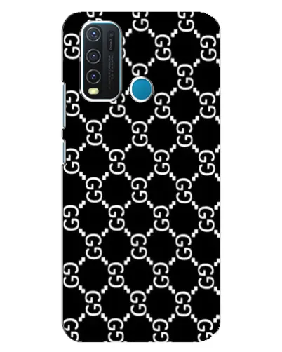 Чехол для Vivo Y30 с картинкой «Gucci — сетчатый паттерн»