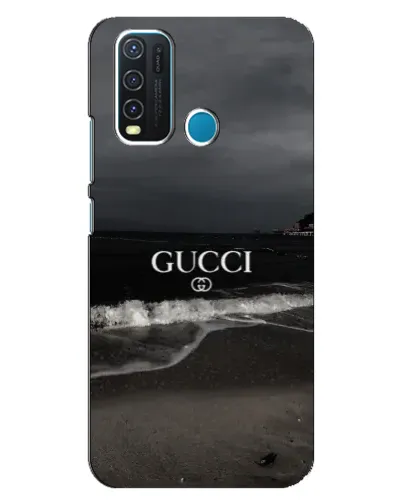 Чехол для Vivo Y30 с картинкой «Gucci — морской прибой»