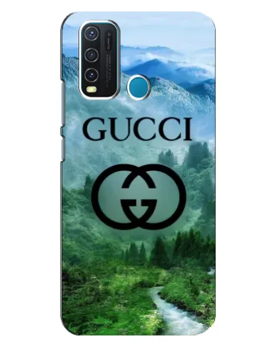 Чехол для Vivo Y30 с картинкой «Gucci — горный пейзаж»