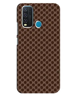Чехол для Vivo Y30 с картинкой «Gucci — шоколадная сетка»