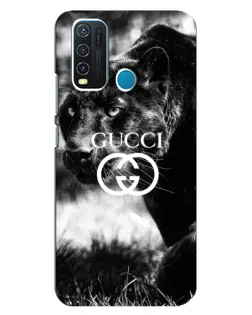 Чехол для Vivo Y30 с картинкой «Gucci — дикая природа»