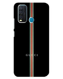 Чехол для Vivo Y30 с картинкой «Gucci — строгая линия»