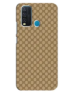 Чехол для Vivo Y30 с картинкой «Gucci — классический беж»