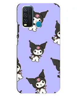 Чохол для Vivo Y30 з картинкою «Паттерн з Kuromi» Чохол для Vivo Y30 з картинкою «Паттерн з Kuromi»