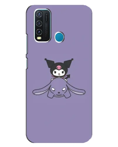 Чохол для Vivo Y30 з картинкою «Kuromi на ліловому фоні» Чохол для Vivo Y30 з картинкою «Kuromi на ліловому фоні»