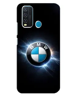 Чехол для Vivo Y30 с картинкой «BMW — неоновое сияние» Чехол для Vivo Y30 с картинкой «BMW — неоновое сияние»