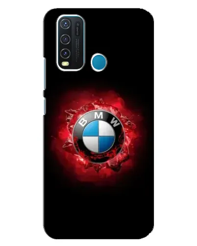 Чехол для Vivo Y30 с картинкой «Логотип BMW — вспышка»