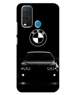 Чехол для Vivo Y30 с картинкой «BMW — взгляд из темноты»