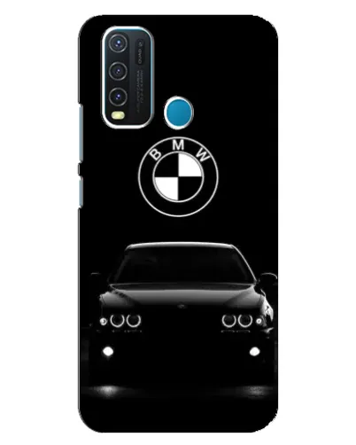 Чехол для Vivo Y30 с картинкой «BMW — взгляд из темноты»