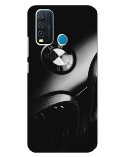 Чехол для Vivo Y30 с картинкой «Эмблема BMW — макро»