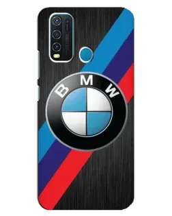 Чехол для Vivo Y30 с картинкой «BMW M-stripes стиль»
