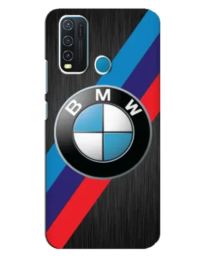 Чехол для Vivo Y30 с картинкой «BMW M-stripes стиль»