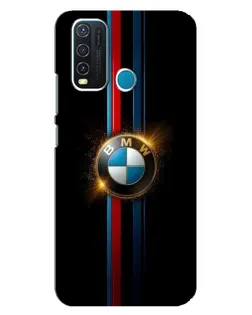 Чехол для Vivo Y30 с картинкой «BMW M-Power неон»