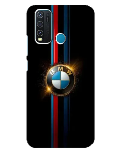 Чехол для Vivo Y30 с картинкой «BMW M-Power неон»