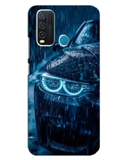 Чохол для Vivo Y30 з картинкою «BMW під дощем»