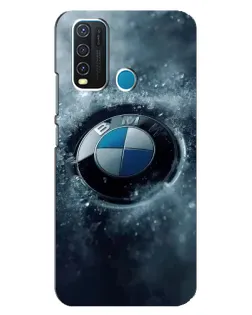 Чохол для Vivo Y30 з картинкою «Логотип BMW — лід»