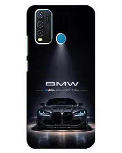 Чохол для Vivo Y30 з картинкою «BMW крізь нічне місто»