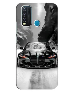 Чохол для Vivo Y30 з картинкою «BMW — акварельний дрифт»