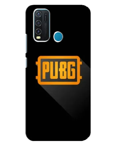 Чехол для Vivo Y30 с картинкой «PUBG — рамка лого»