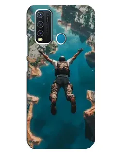 Чехол для Vivo Y30 с картинкой «PUBG — свободное падение»