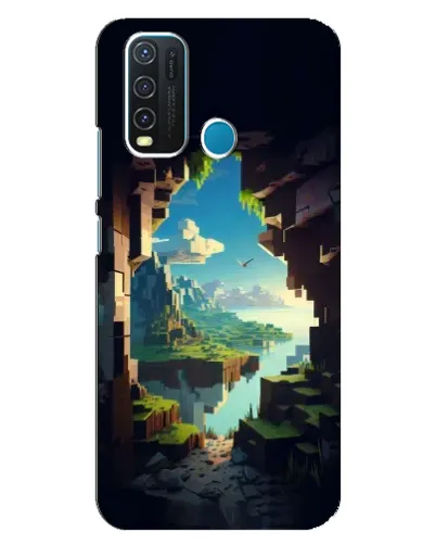 Чехол для Vivo Y30 с картинкой «Вид из пещеры» Чехол для Vivo Y30 с картинкой «Вид из пещеры»