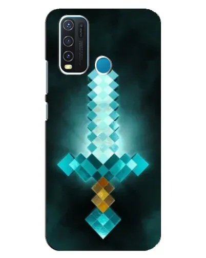 Чехол для Vivo Y30 с картинкой «Алмазный меч неон» Чехол для Vivo Y30 с картинкой «Алмазный меч неон»