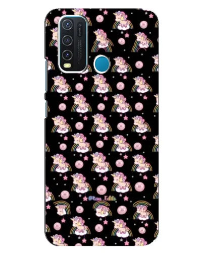 Чехол для Vivo Y30 с картинкой «Magic Unicorn паттерн» Чехол для Vivo Y30 с картинкой «Magic Unicorn паттерн»