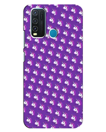 Чехол для Vivo Y30 с картинкой «Единороги на фиолетовом» Чехол для Vivo Y30 с картинкой «Единороги на фиолетовом»