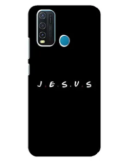 Чехол для Vivo Y30 с картинкой «Точки веры J.E.S.U.S.»