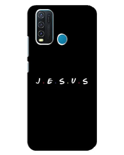 Чехол для Vivo Y30 с картинкой «Точки веры J.E.S.U.S.»