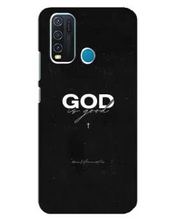 Чехол для Vivo Y30 с картинкой «GOD — Бог над всем»