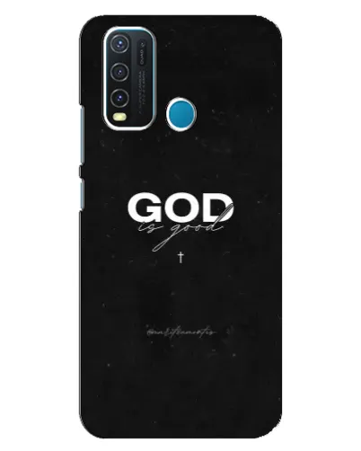 Чехол для Vivo Y30 с картинкой «GOD — Бог над всем»