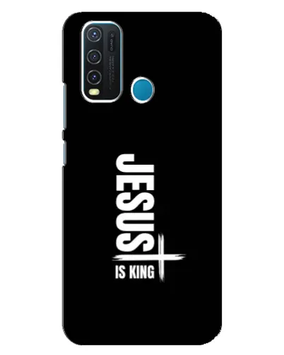 Чехол для Vivo Y30 с картинкой «Вертикаль веры Jesus»