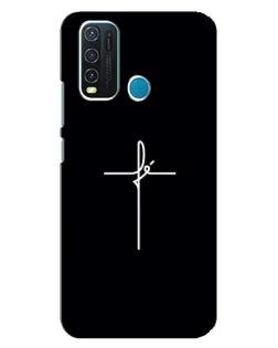 Чехол для Vivo Y30 с картинкой «Тонкий крест»