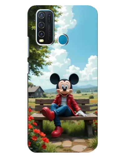 Чохол для Vivo Y30 з картинкою «Міккі на лавці» Чохол для Vivo Y30 з картинкою «Міккі на лавці»