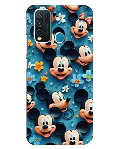 Чохол для Vivo Y30 з картинкою «Паттерн Міккі та Мінні» Чохол для Vivo Y30 з картинкою «Паттерн Міккі та Мінні»