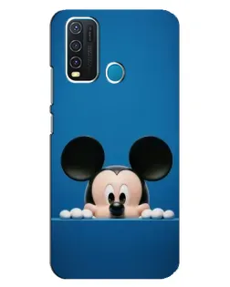 Чохол для Vivo Y30 з картинкою «Міккі виглядає»