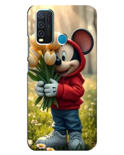 Чохол для Vivo Y30 з картинкою «Міккі з тюльпанами» Чохол для Vivo Y30 з картинкою «Міккі з тюльпанами»