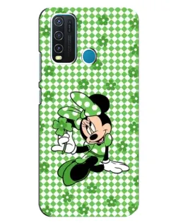 Чохол для Vivo Y30 з картинкою «Mickey в клітинку»