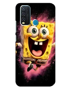 Чехол для Vivo Y30 с картинкой «Взрывной Спанч Боб»