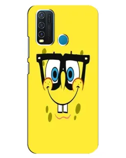 Чехол для Vivo Y30 с картинкой «Минималистичный Спанч Боб» Чехол для Vivo Y30 с картинкой «Минималистичный Спанч Боб»