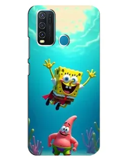 Чехол для Vivo Y30 с картинкой «Спанч Боб под водой» Чехол для Vivo Y30 с картинкой «Спанч Боб под водой»