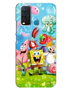 Чехол для Vivo Y30 с картинкой «Губка Боб и друзья» Чехол для Vivo Y30 с картинкой «Губка Боб и друзья»