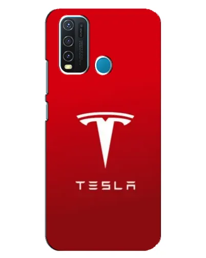 Чехол для Vivo Y30 с картинкой «Tesla Red Classic»