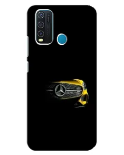 Чехол для Vivo Y30 с картинкой «Mercedes — ретро стиль»