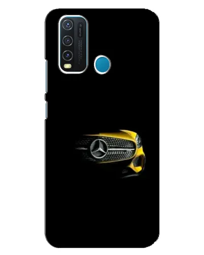 Чехол для Vivo Y30 с картинкой «Mercedes — ретро стиль»