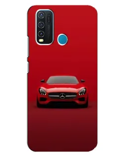 Чехол для Vivo Y30 с картинкой «Красный Mercedes AMG»