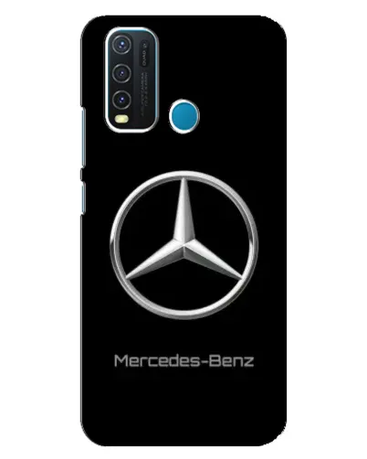 Чехол для Vivo Y30 с картинкой «Mercedes Silver Logo»