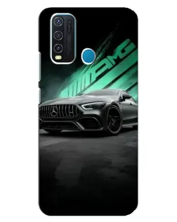 Чехол для Vivo Y30 с картинкой «Темный Mercedes AMG»