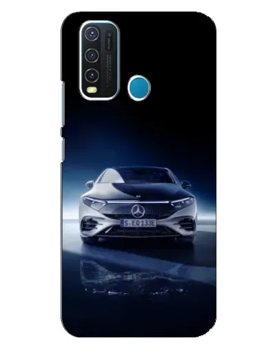 Чехол для Vivo Y30 с картинкой «Ночной Mercedes EQ»